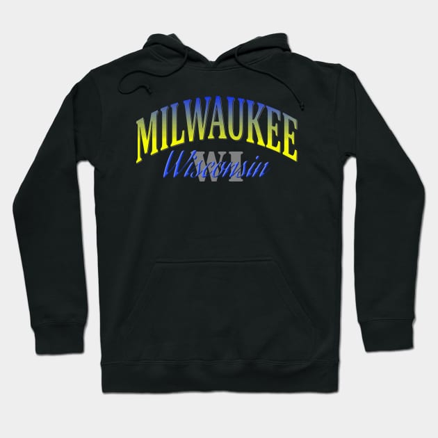 City Pride: Milwaukee, Wisconsin Hoodie by Naves